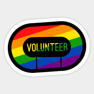 Derby Volunteer Pride Sticker